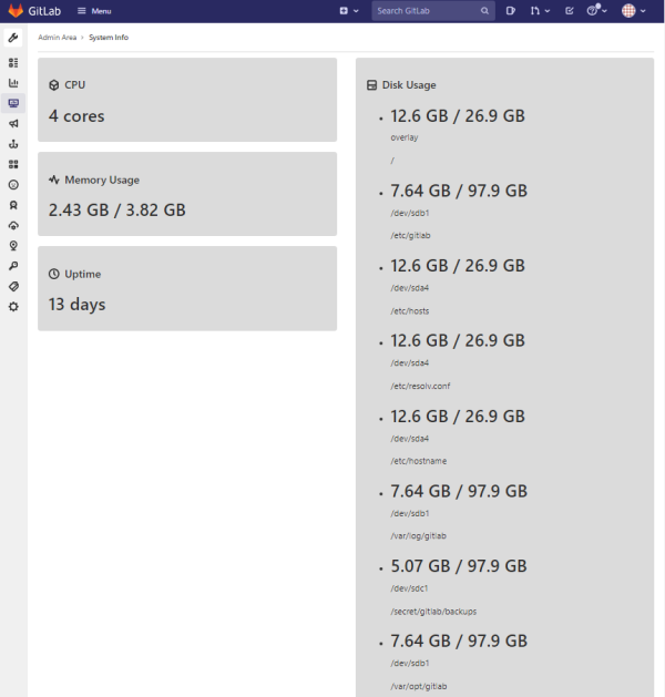 GitLab_system_info